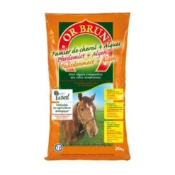 Or Brun Paardenmest Met Algen - 20 Kg