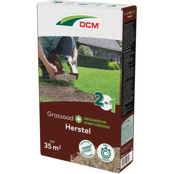 DCM Graszaad Voor Herstel & Doorzaai RIPARO PLUS + Organische Mest - 35 M² 3 DCM Graszaad Voor Herstel & Doorzaai RIPARO PLUS + Organische Mest - 35 M²