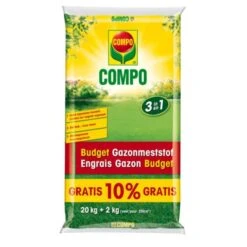 Compo Budget Gazonmeststof 3 In 1 - 20 Kg + 10% Gratis