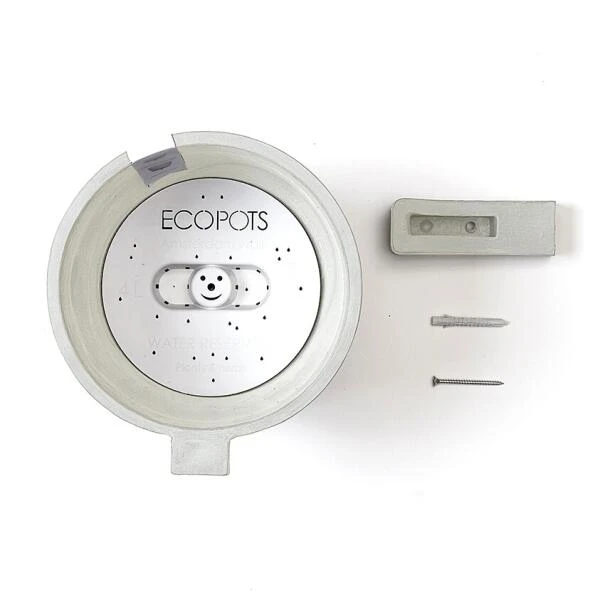 ECOPOTS Amsterdam Wall Witgrijs - Ø 20 Cm 5 ECOPOTS Amsterdam Wall Witgrijs - Ø 20 Cm - Afbeelding 3