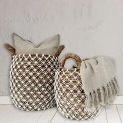 Banana Mand - Ø 35 × 45 Cm - M -Planten Winkel banana mand 35 x 45 cm 1666165742 1 600