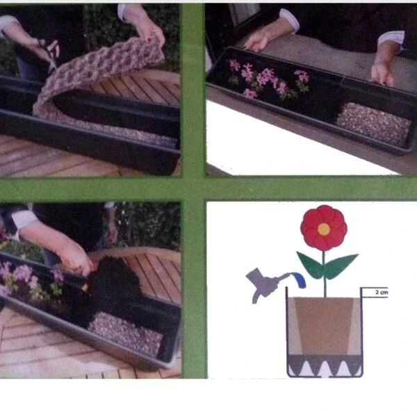 Watermat Voor Bloembakken Met Kunstmest 7 Watermat Voor Bloembakken Met Kunstmest - Afbeelding 5