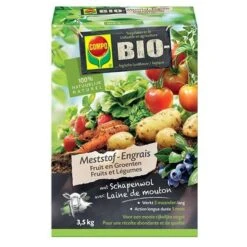 Bio Meststof Met Schapenwol Fruit En Groenten