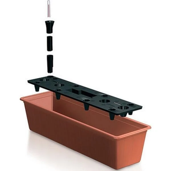 Bloembak Met Bewateringssysteem - Terracotta 11 L 3 Bloembak Met Bewateringssysteem - Terracotta 11 L