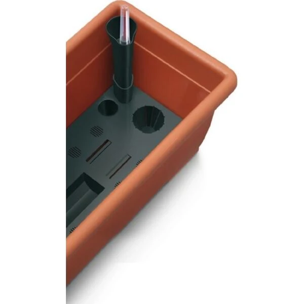 Bloembak Met Bewateringssysteem - Terracotta 11 L 4 Bloembak Met Bewateringssysteem - Terracotta 11 L - Afbeelding 2