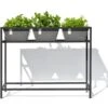 ECOPOTS Berlin Kruidentafel - Grijs 100 X 80 X 36 Cm -Planten Winkel ecopots berlin kruidentafel grijs 1600852111 1 600