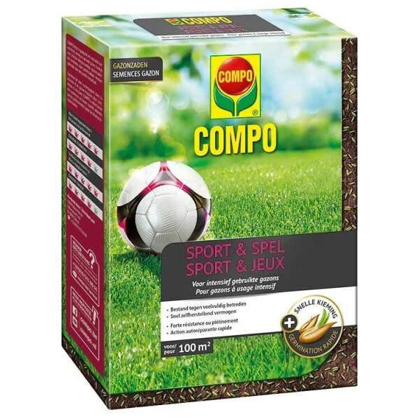 Compo Graszaad Sport En Spel 2 Kg - 100 M² 3 Compo Graszaad Sport En Spel 2 Kg - 100 M²