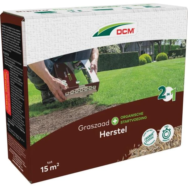 DCM Graszaad Voor Herstel & Doorzaai RIPARO PLUS + Organische Mest - 15 M² 3 DCM Graszaad Voor Herstel & Doorzaai RIPARO PLUS + Organische Mest - 15 M²