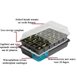 Kweekset Met Autobewatering - 24 Cellen -Planten Winkel kweekset 24 cellen autobewatering 1490204350 1 600