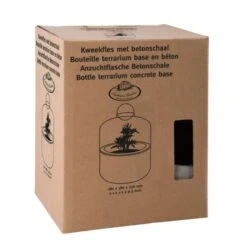 ESSCHERT DESIGN Kweekstolp Glas Op Betonbasis 8 ESSCHERT DESIGN Kweekstolp Glas Op Betonbasis -Planten Winkel kweekstolp glas op betonbasis 1628768575 1 600