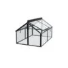 Vitavia Gaia Jumbo Miniserre Aluminium Zwart - 83 × 119 Cm - 0,99 M² -Planten Winkel miniserre gaia jumbo gehard glas 1660739251 1 600