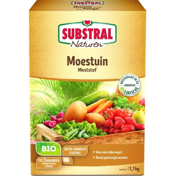 Substral Naturen BIO Moestuinmest - 1,7 Kg 3 Substral Naturen BIO Moestuinmest - 1,7 Kg