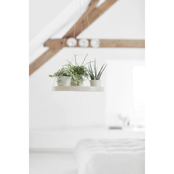 ECOPOTS Onderschotel Hangend - Witgrijs Ø 36 Cm 5 ECOPOTS Onderschotel Hangend - Witgrijs Ø 36 Cm - Afbeelding 3