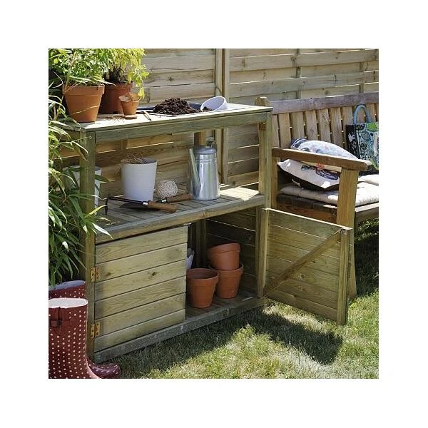 Oppottafel Met Opbergkast 4 Oppottafel Met Opbergkast - Afbeelding 2