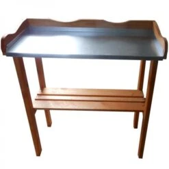 Houten Oppottafel Met Verzinkt Werkblad -Planten Winkel oppottafel hout verzinkt werkblad 1484055365 5 600