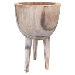 Paulownia Bloempot Op Pootjes Ø 20 × 40 Cm