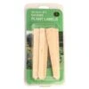 Plantenlabels Hout - 15 Cm - Set Van 10 Stuks
