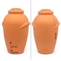Regenton Terracotta - 360 Liter -Planten Winkel regenton terracotta 360 liter 1484062132 4 600