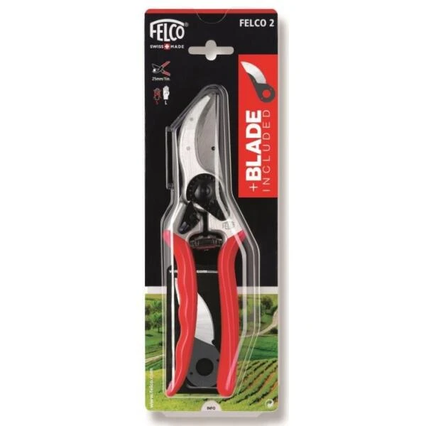 Snoeischaar FELCO 2 Klassiek + Gratis RESERVEMES 2/3 3 Snoeischaar FELCO 2 Klassiek + Gratis RESERVEMES 2/3