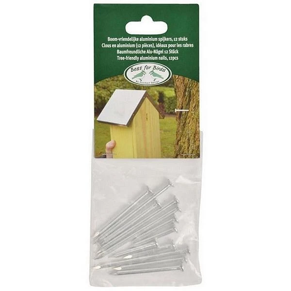 ESSCHERT DESIGN Boom-vriendelijke Spijkers In Aluminium - Set Van 12 Stuks 4 ESSCHERT DESIGN Boom-vriendelijke Spijkers In Aluminium - Set Van 12 Stuks - Afbeelding 2