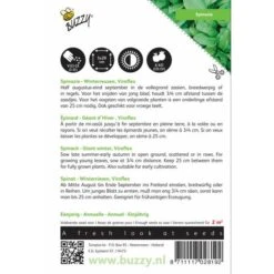 Spinazie Winterreuzen 15 G - Spinacia Oleracea 5 Spinazie Winterreuzen 15 G - Spinacia Oleracea -Planten Winkel spinazie winterreuzen 15 g spinacia oleracea 1646840321 226 600