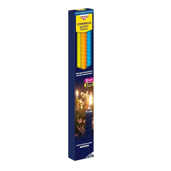 Tuinfakkel Citronella - Beach Kleurenmix - Set Van 3 Stuks 4 Tuinfakkel Citronella - Beach Kleurenmix - Set Van 3 Stuks - Afbeelding 2