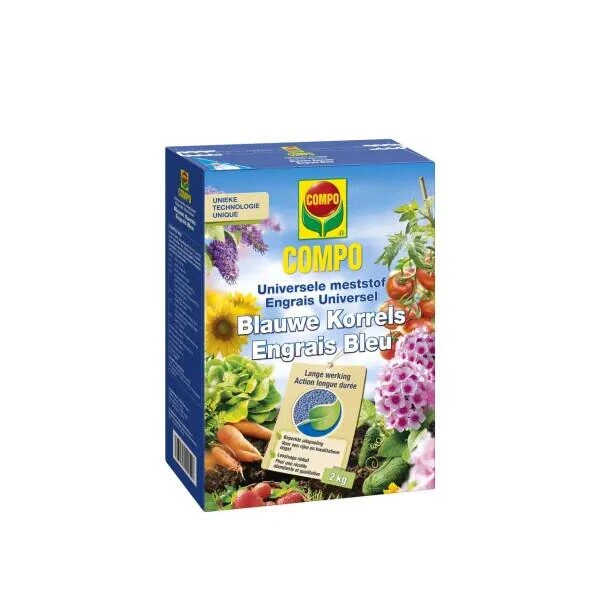 Compo Universele Meststof Blauwe Korrels - 2 Kg 4 Compo Universele Meststof Blauwe Korrels - 2 Kg - Afbeelding 2