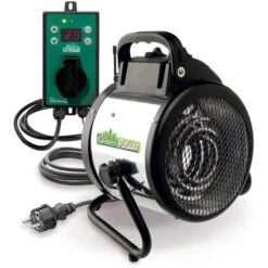 Serre/Kasverwarming En Ventilator In 1 Met Digitale Thermostaat