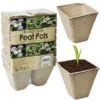 Vierkante Afbreekbare Potjes - Set Van 36 Stuks -Planten Winkel vierkante afbreekbare turfpotjes 1484056516 1 600