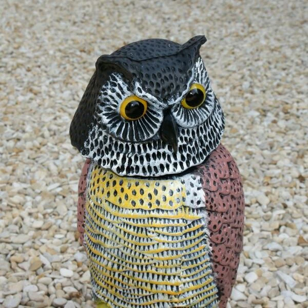 Roterende Uil Gele Borst - Vogelverschrikker 4 Roterende Uil Gele Borst - Vogelverschrikker - Afbeelding 2