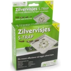 Zilvervisjes- En Papiervisjesvallen + Lokstof - Set Van 5 Stuks -Planten Winkel zilvervisjes en papiervisjesval 1499459985 1 600